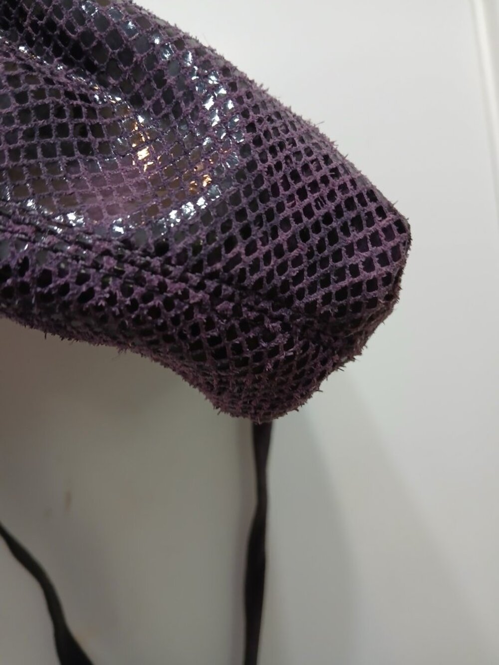 Michael Kors Purple Suede Python Bag💜 - Picture 6 of 11